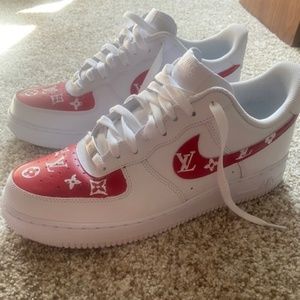 Custom LV Air Force 1's